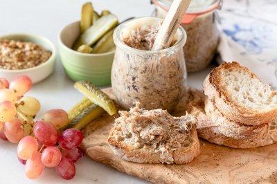 Rillettes de cerdo