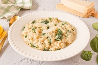 Risotto de espinacas