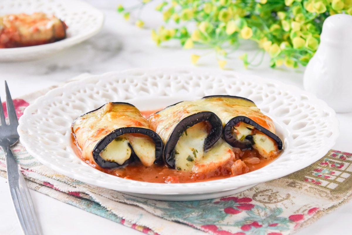 Rollitos de berenjena caseros