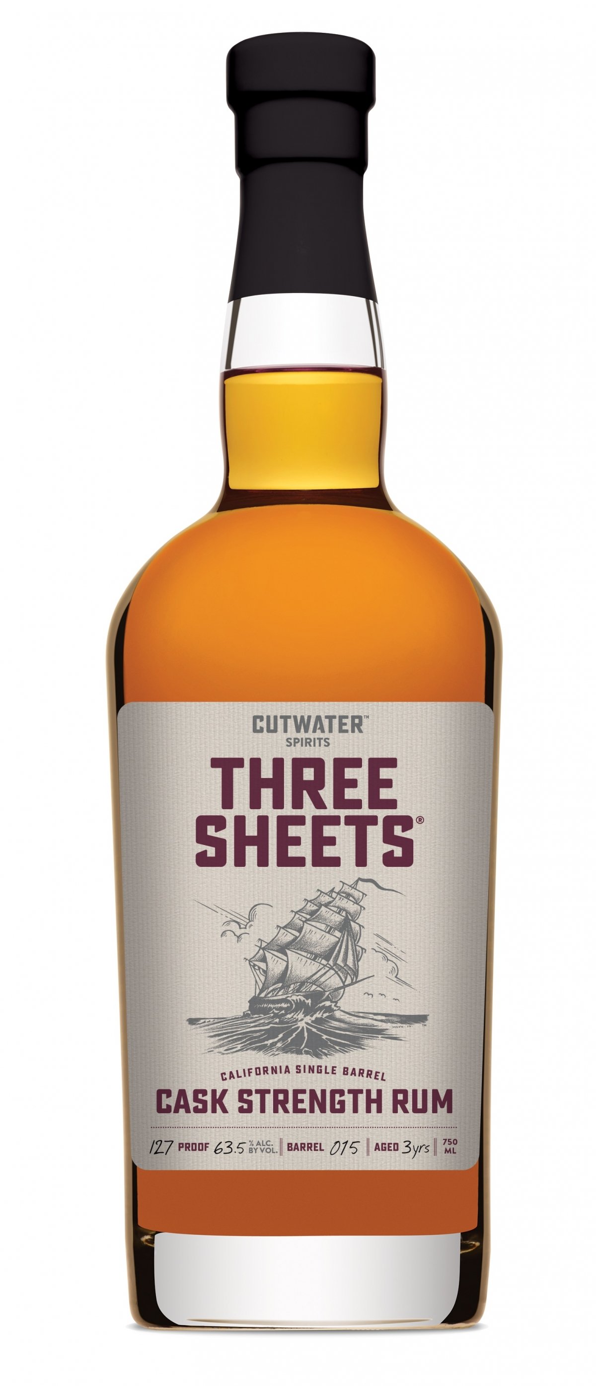 Ron Cutwater Three Sheets Cask Strength Rum