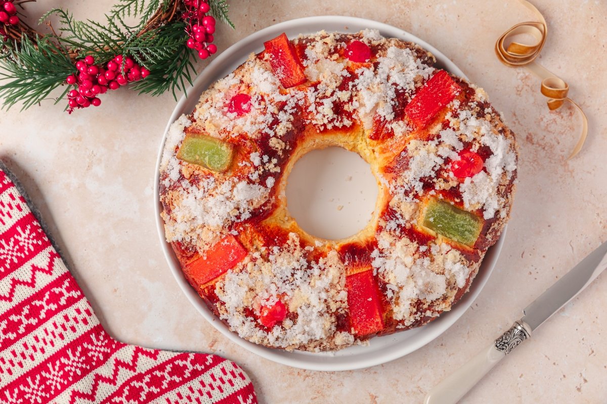 Roscón de Reyes con Thermomix listo