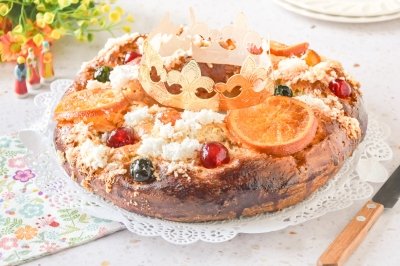 Roscón de Reyes sin gluten