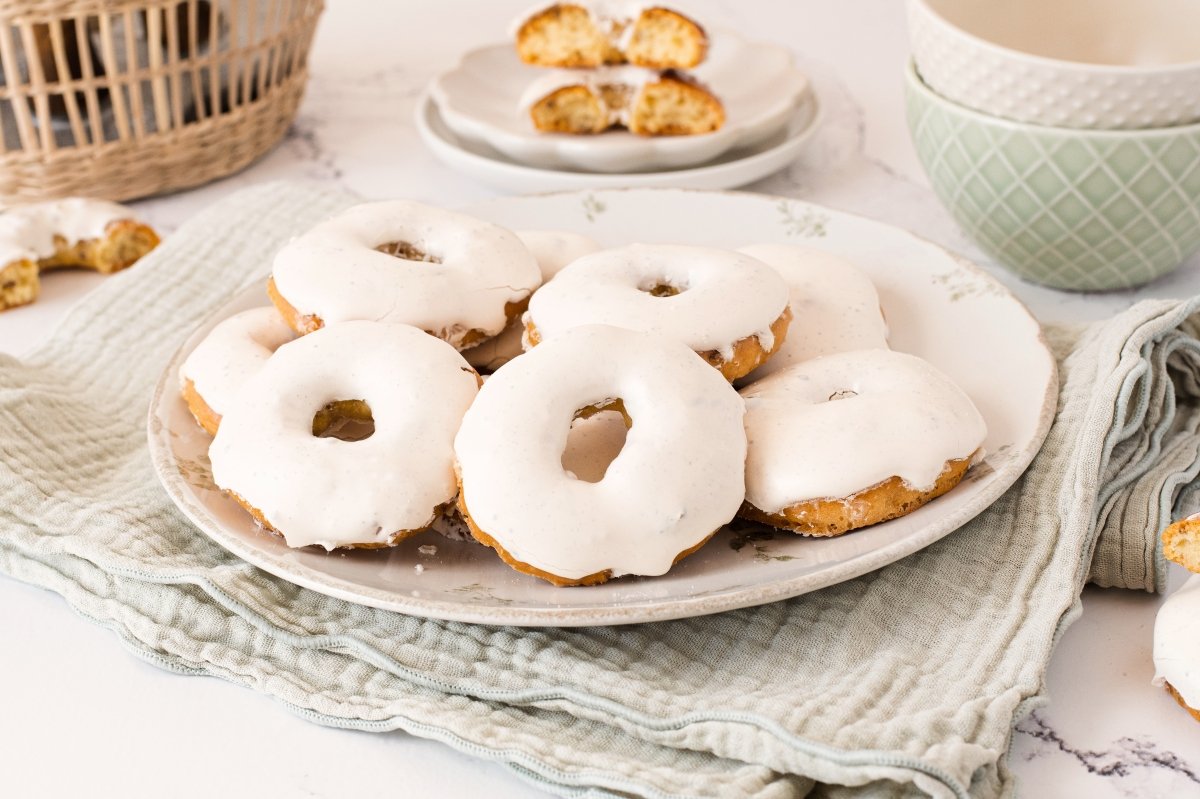 Rosquillas de Santa Clara listas para servir