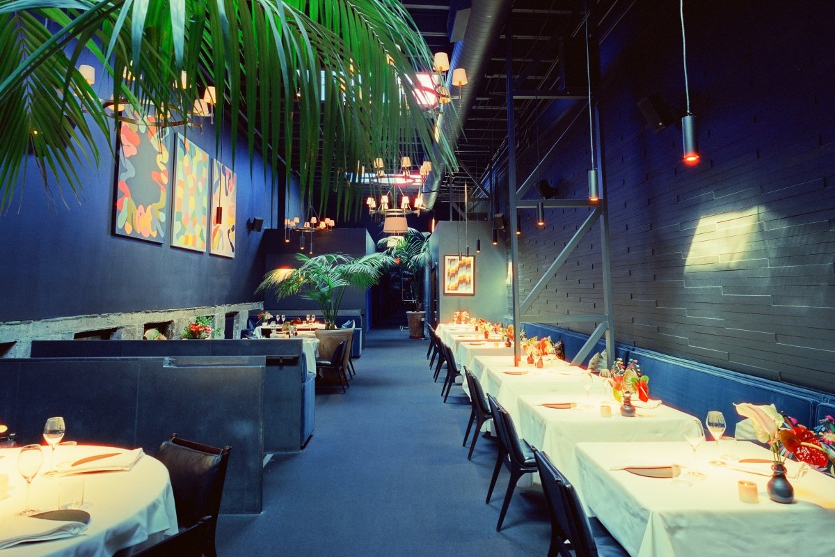 Sala del restaurante Californios de Estados Unidos