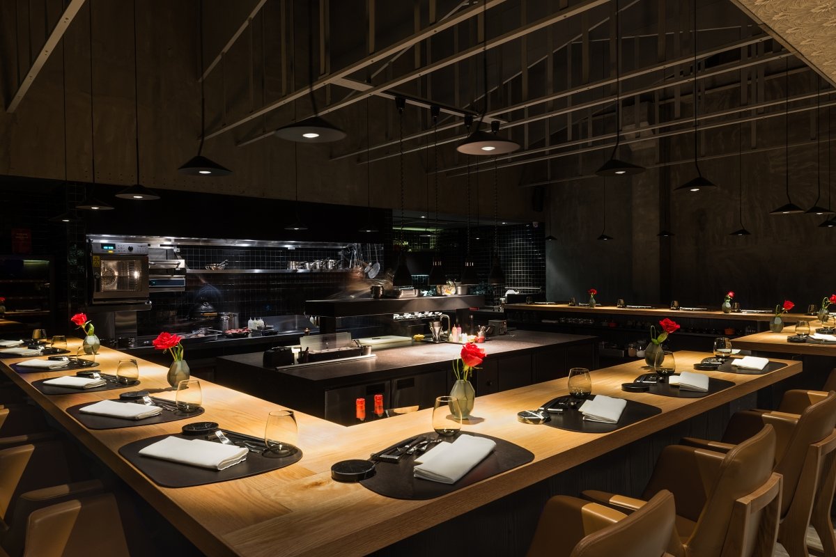 Sala del restaurante Taian Table de Shanghái