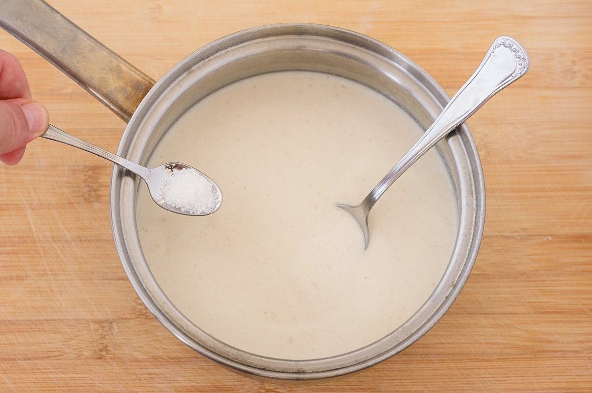 Salar la masa para dosa