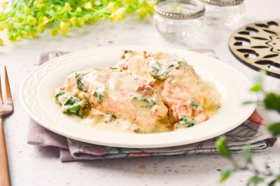 Salmón a la toscana