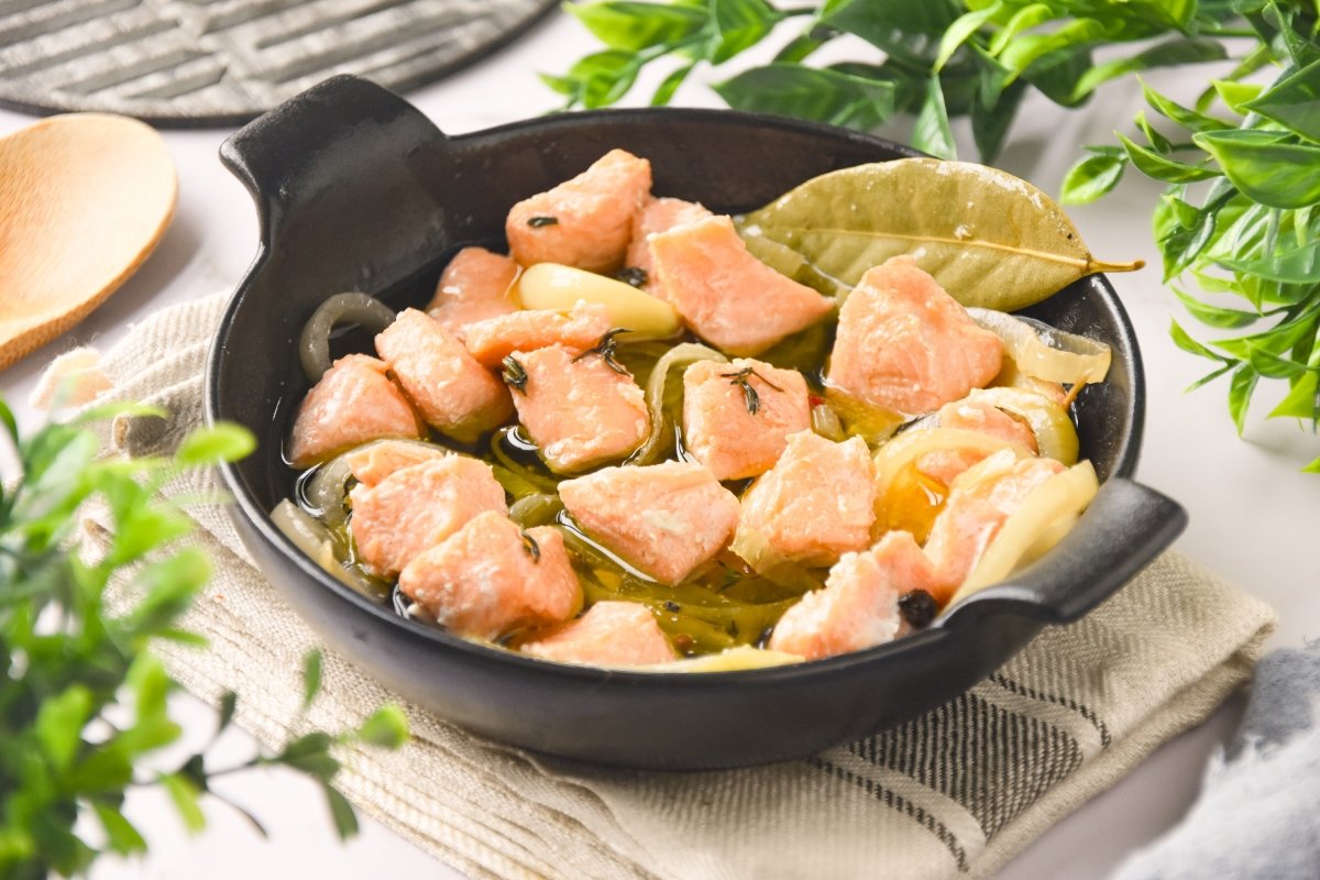 Salmón en escabeche