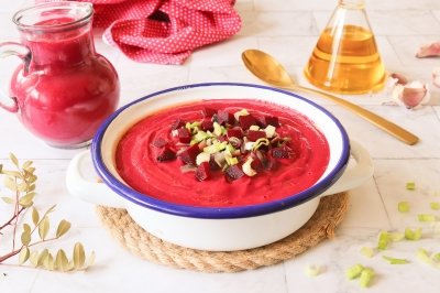 Salmorejo de remolacha