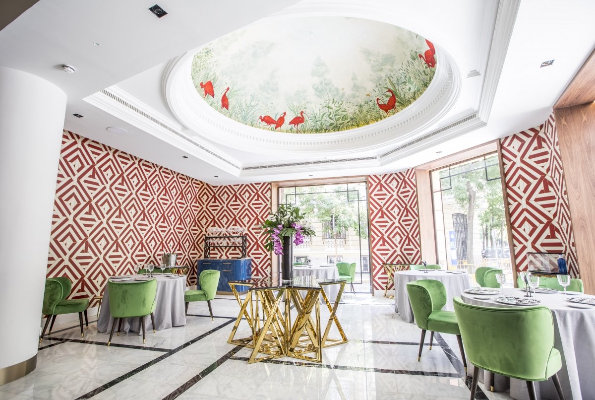 Salón Cúpula del restaurante Coque en Madrid