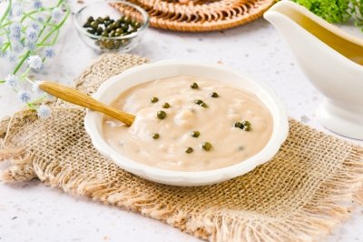 Salsa a la pimienta verde