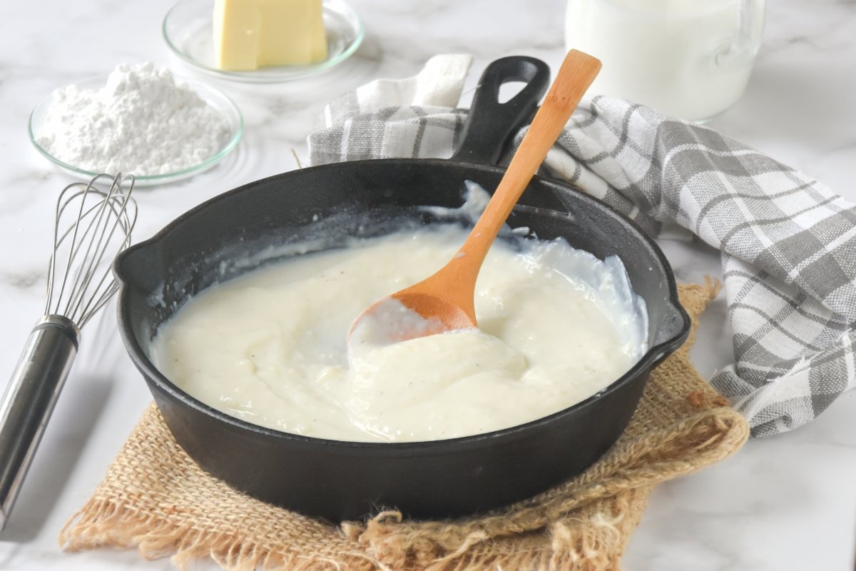 Sauce blanche ou velouté une fois fini