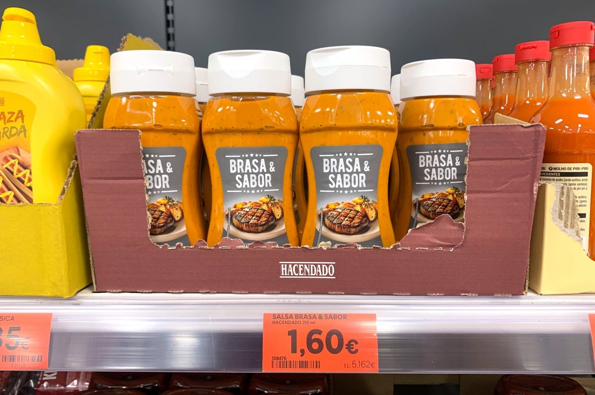 Salsa brasa y sabor para carnes y más de Hacendado