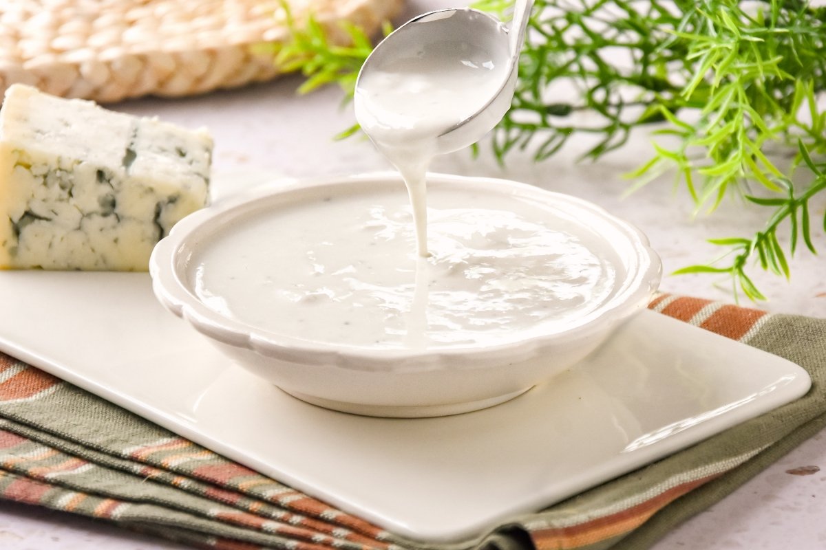 Salsa de queso azul casera