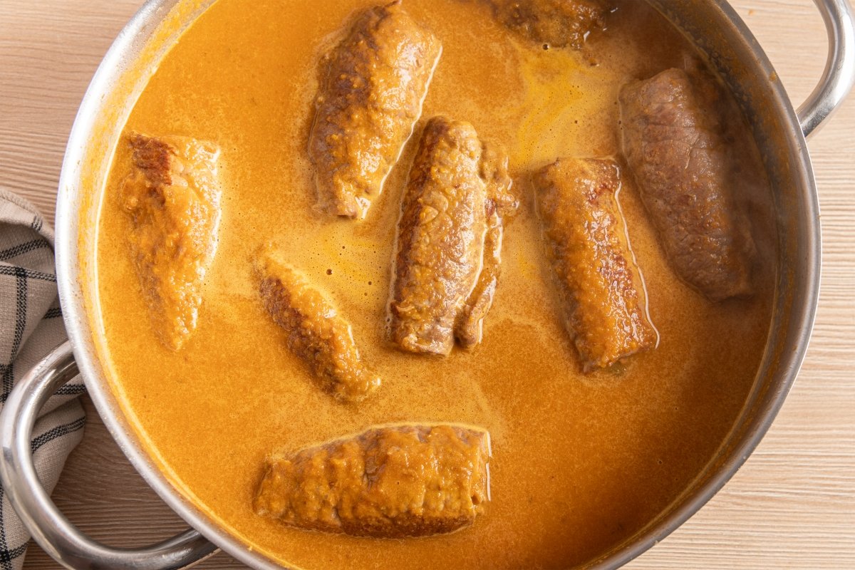 Salsa de rouladen ya triturada