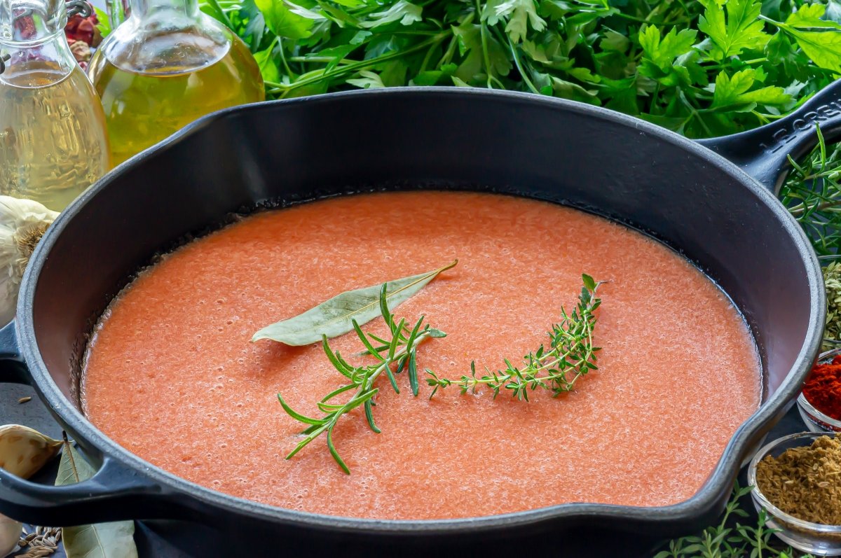 Salsa de tomate para la salsa gaucha