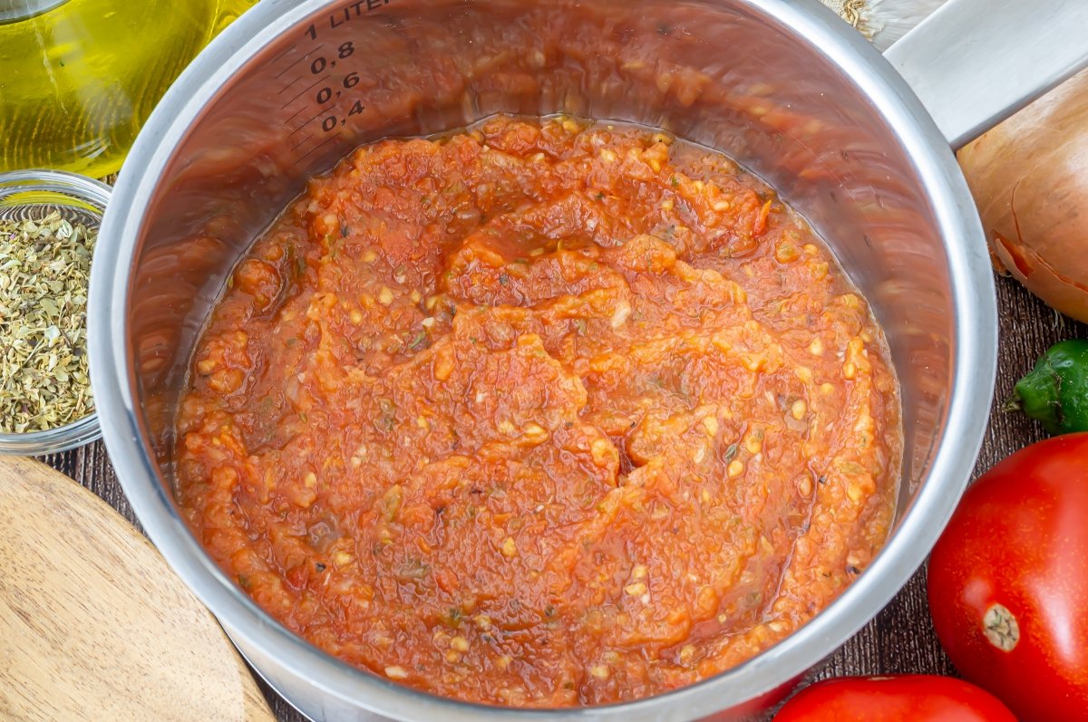 Salsa de tomate para las pupusas salvadoreñas