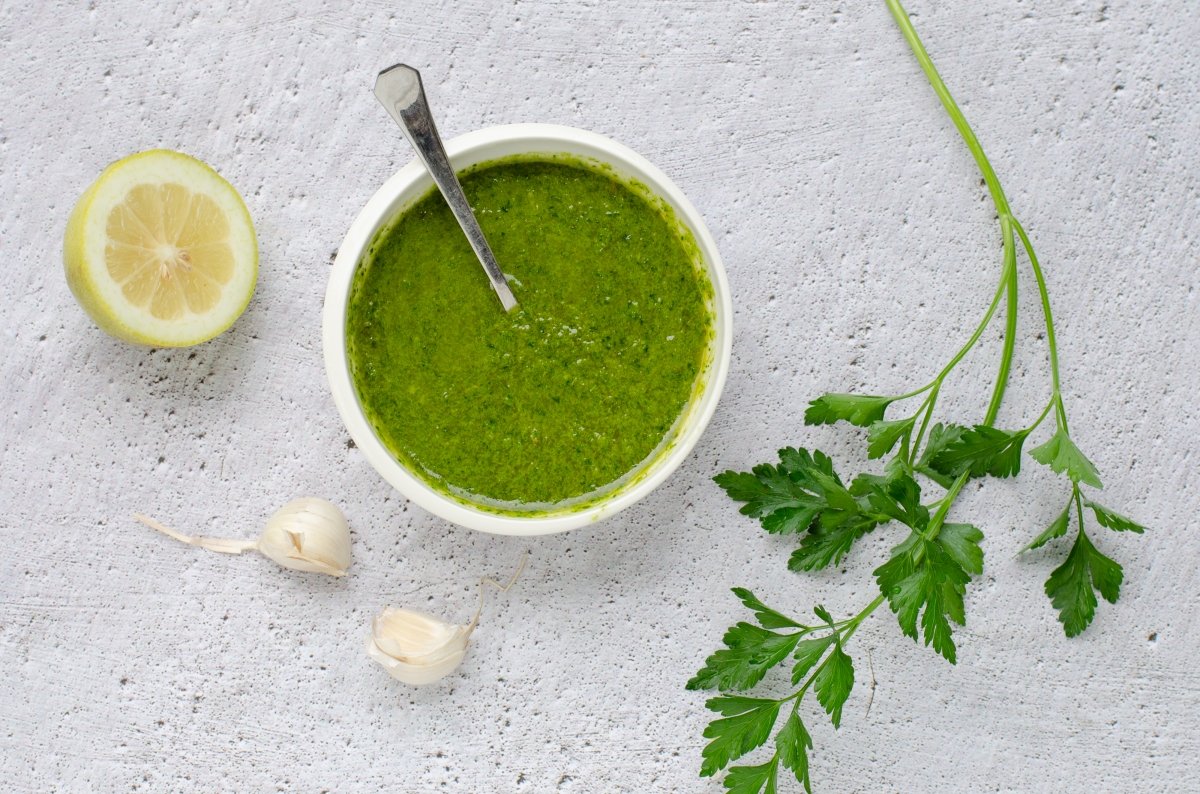 Salsa verde para hacer chipirones en salsa verde listos
