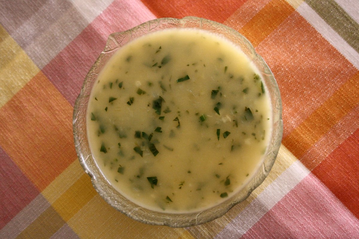 Salsa verde servida