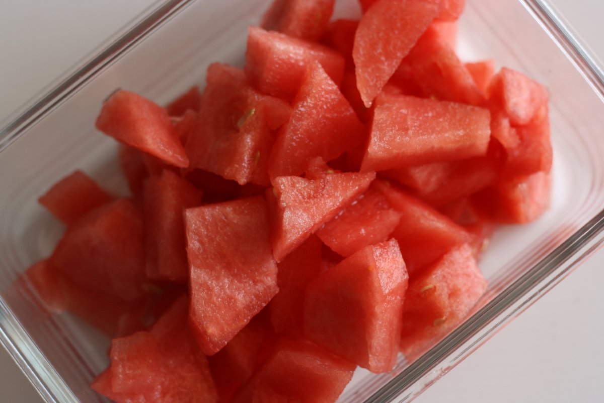 sliced ​​watermelon