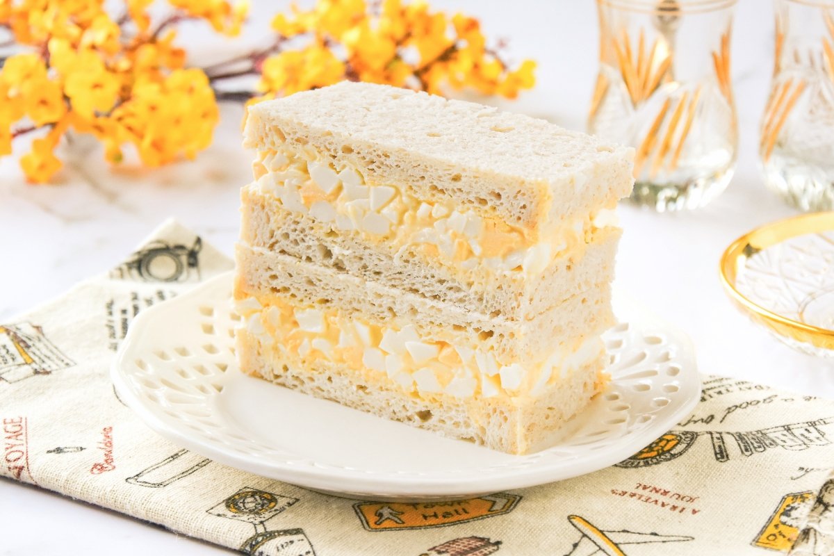 Sándwich de huevo Japonés Tamago Sando