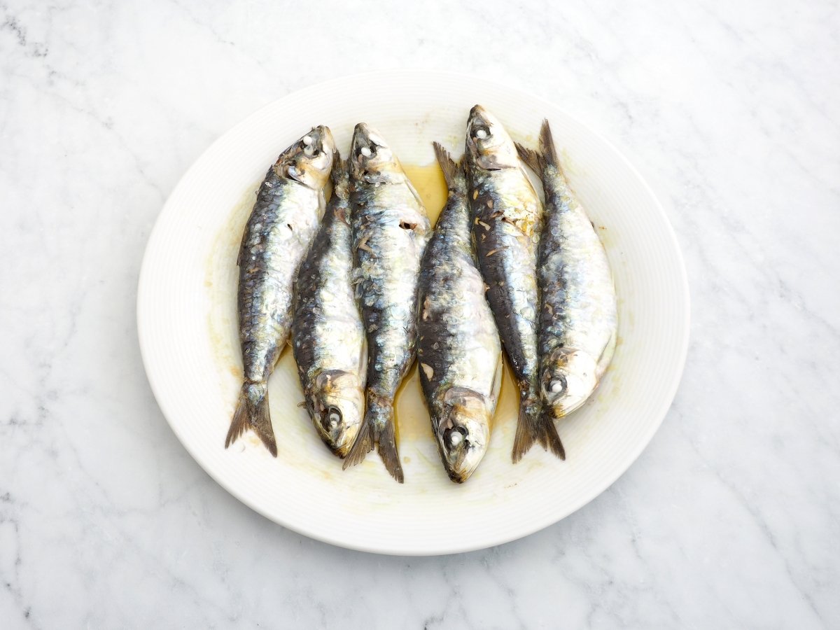 Sardinas en microondas listas para servir