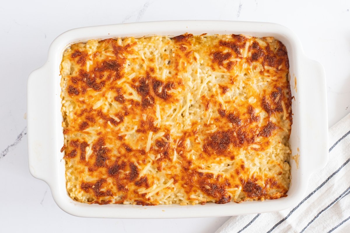 Servimos el pastelón de arroz