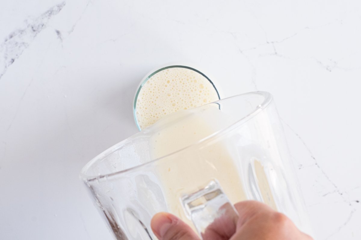 Servimos el sorbete de piña
