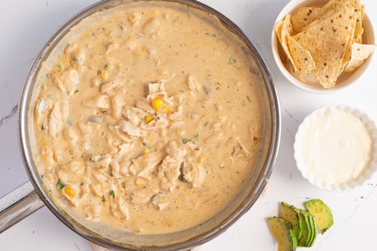 Servimos el white chicken chilli