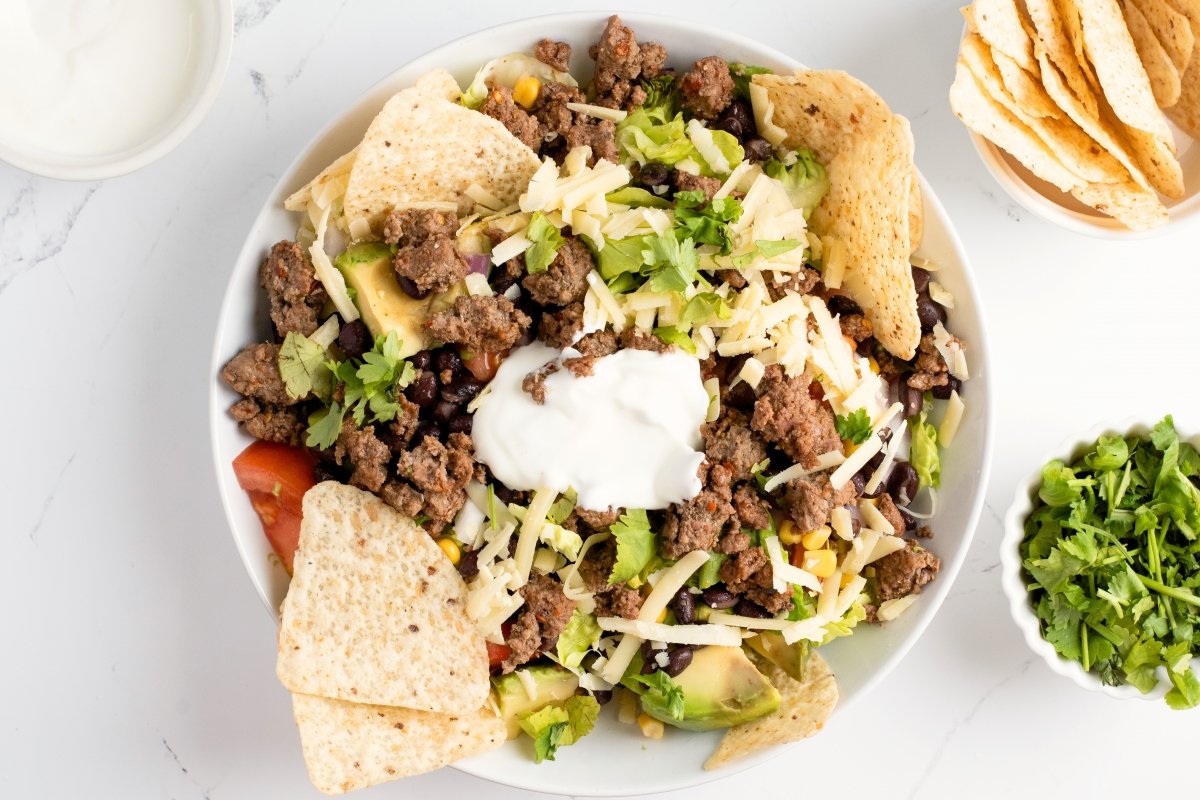 Servimos la taco salad