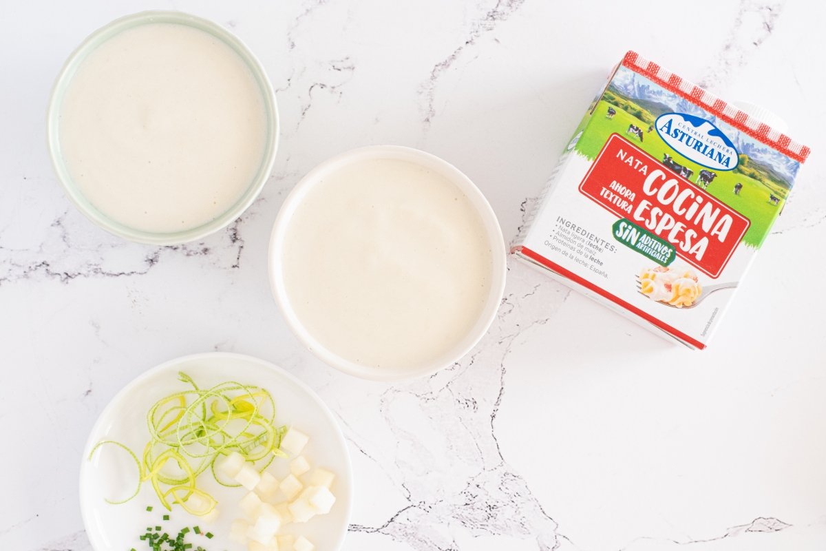 Servimos la vichyssoise de pera
