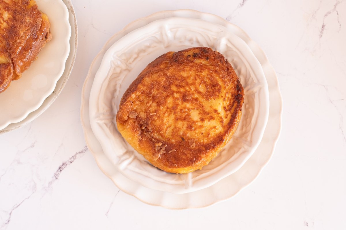 Servimos las torrijas caramelizadas