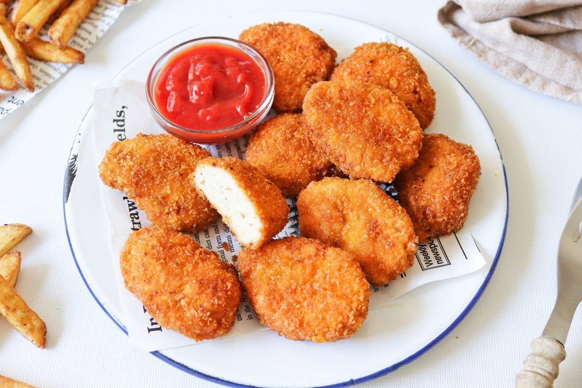 Servir con ketchup
