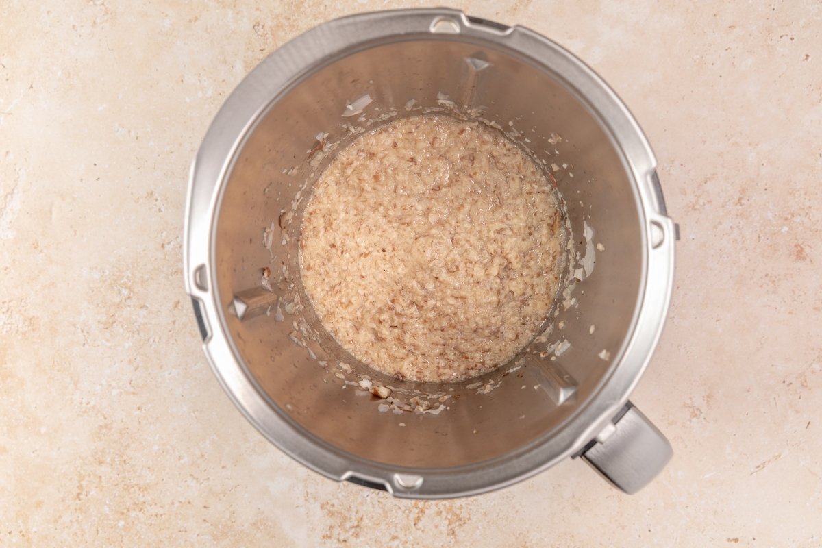 Setas pochadas para el risotto de setas en Thermomix