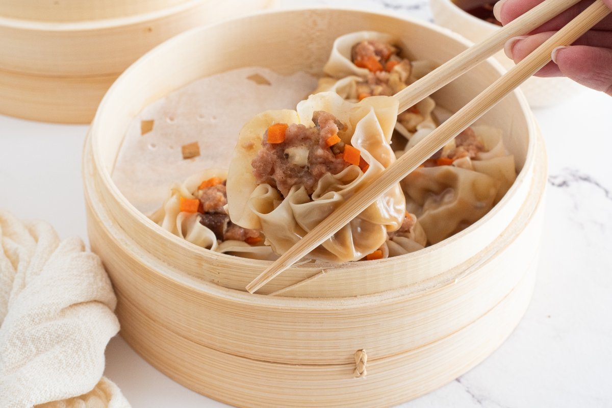 Siu Mai listos para servir