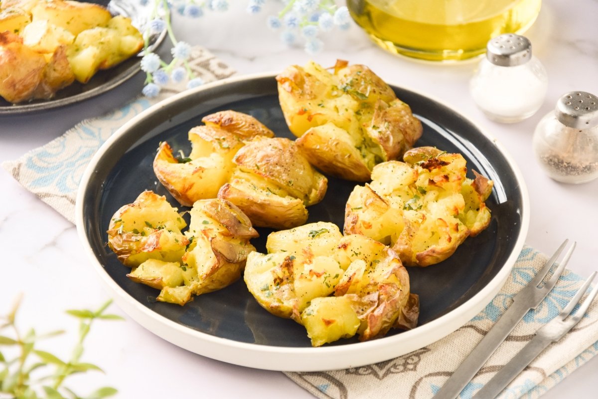 Smashed potatoes