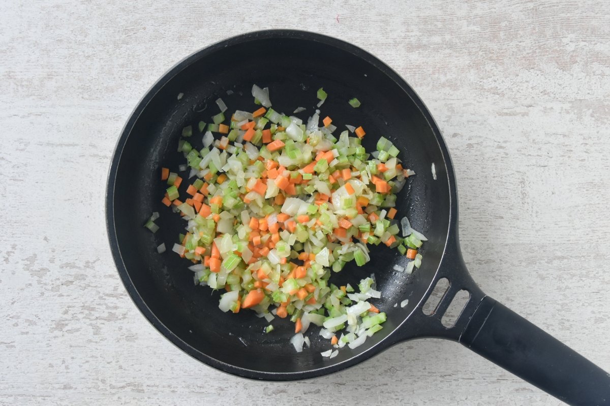 Sofreímos las verduras