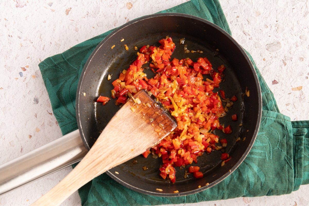 Sofrito para aliñar las hallaquitas