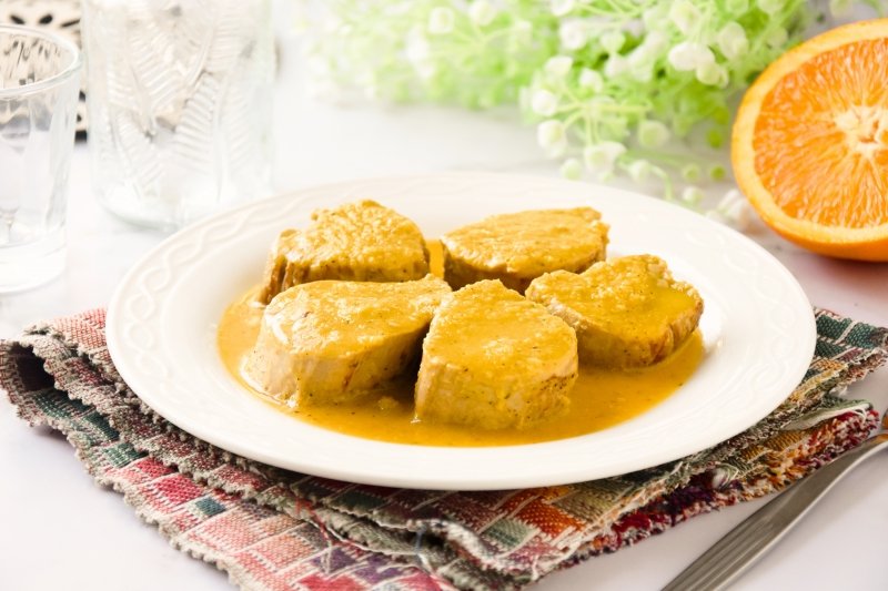 Solomillo de cerdo a la naranja