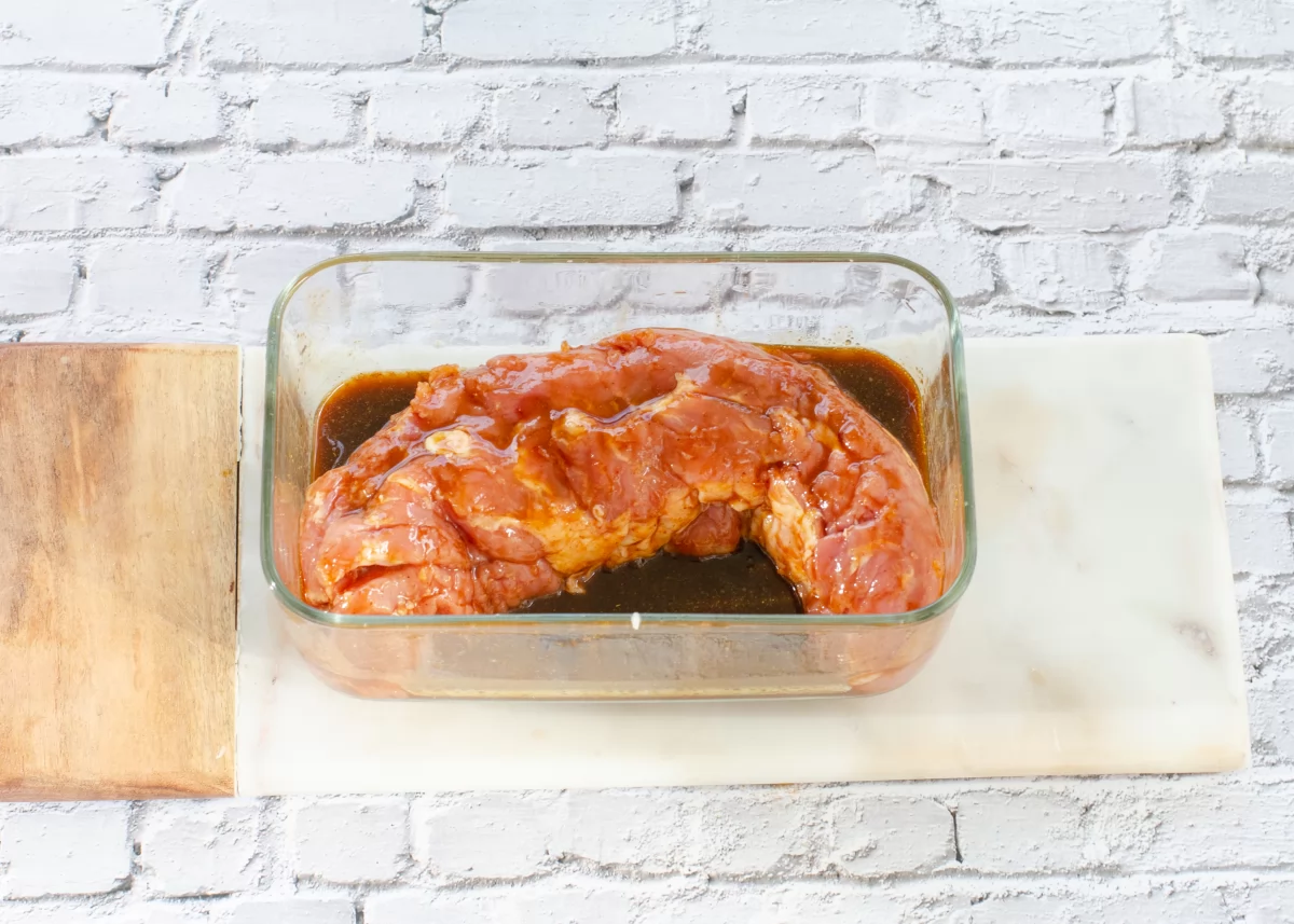 Solomillo de cerdo con salsa hoisin 5 Solomillo de cerdo marinado en salsa hoisin