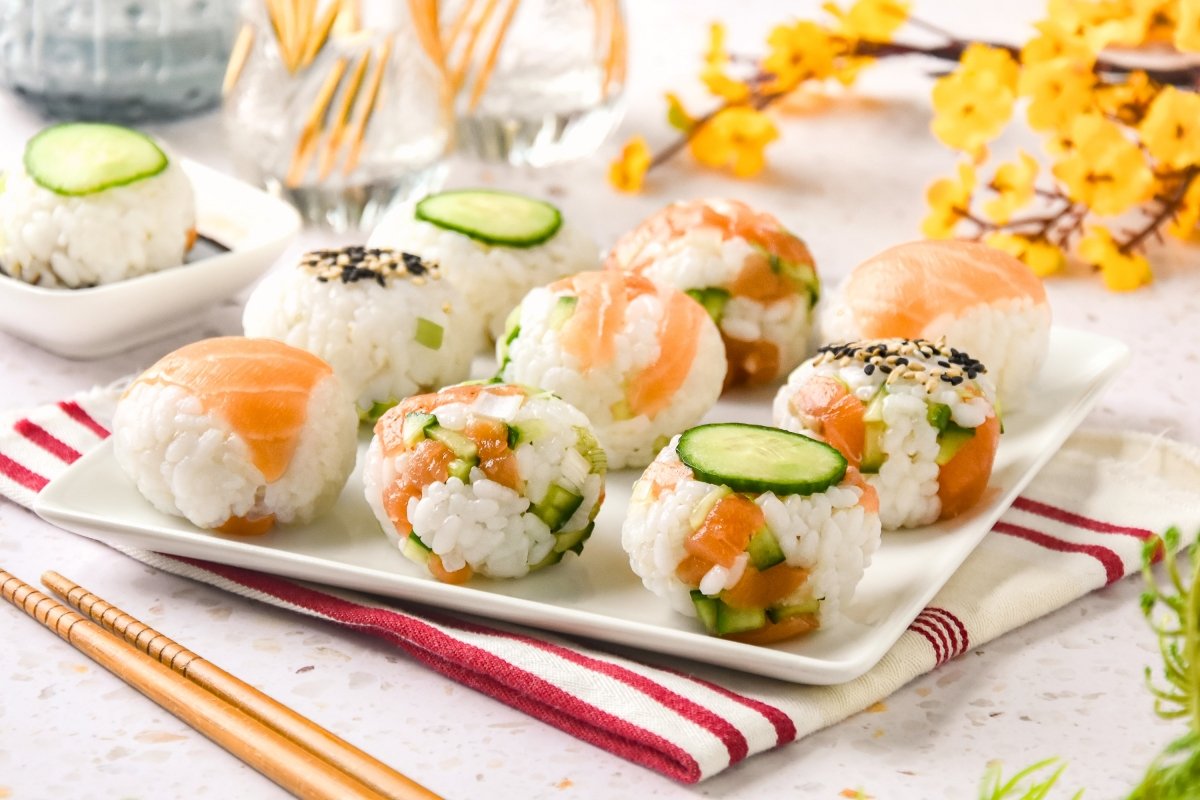 Sushi balls caseras