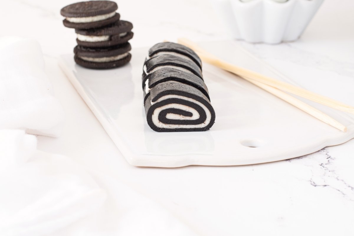Sushi de Oreo listo para servir
