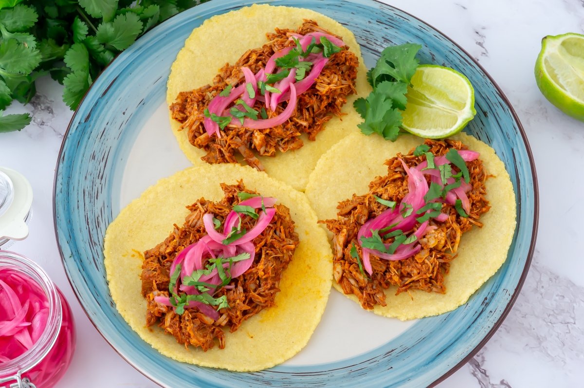 Tacos de cochinita pibil en Crock Pot