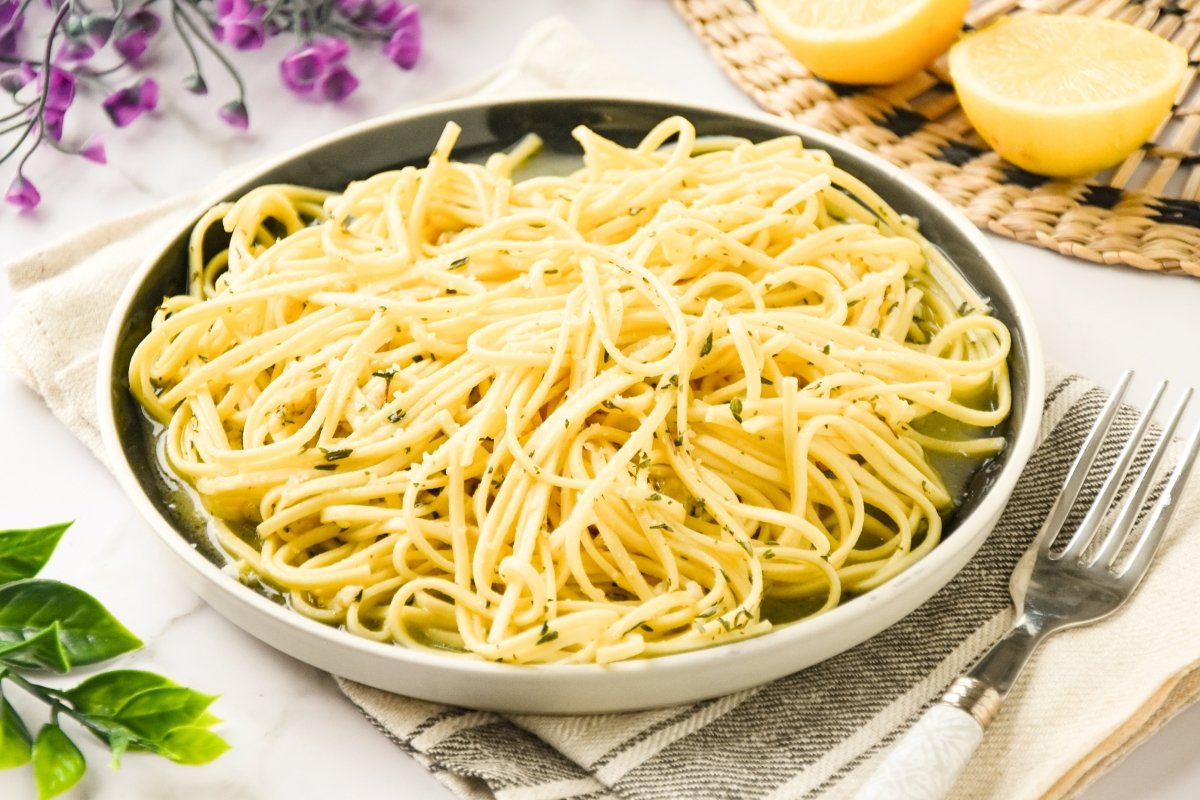 Tagliolini al limone casero