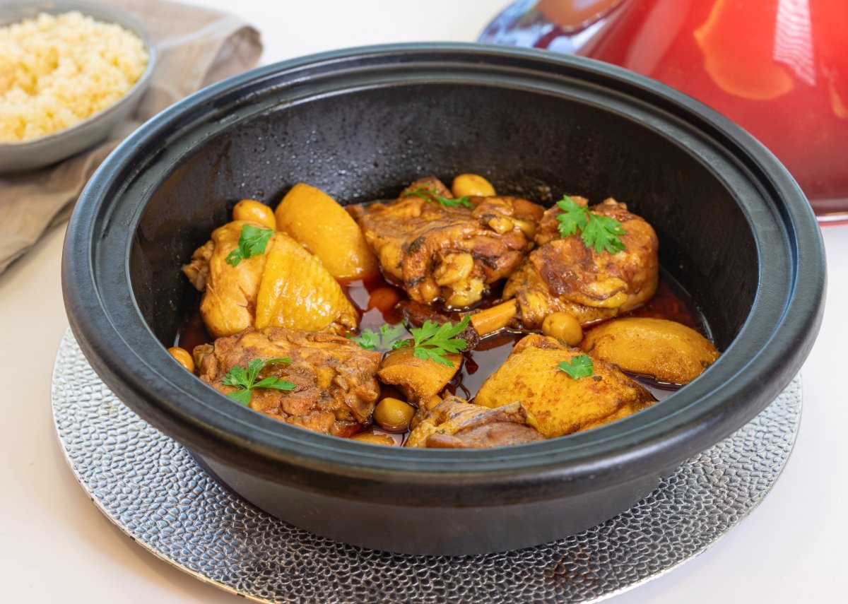 Tajine de pollo marroquí