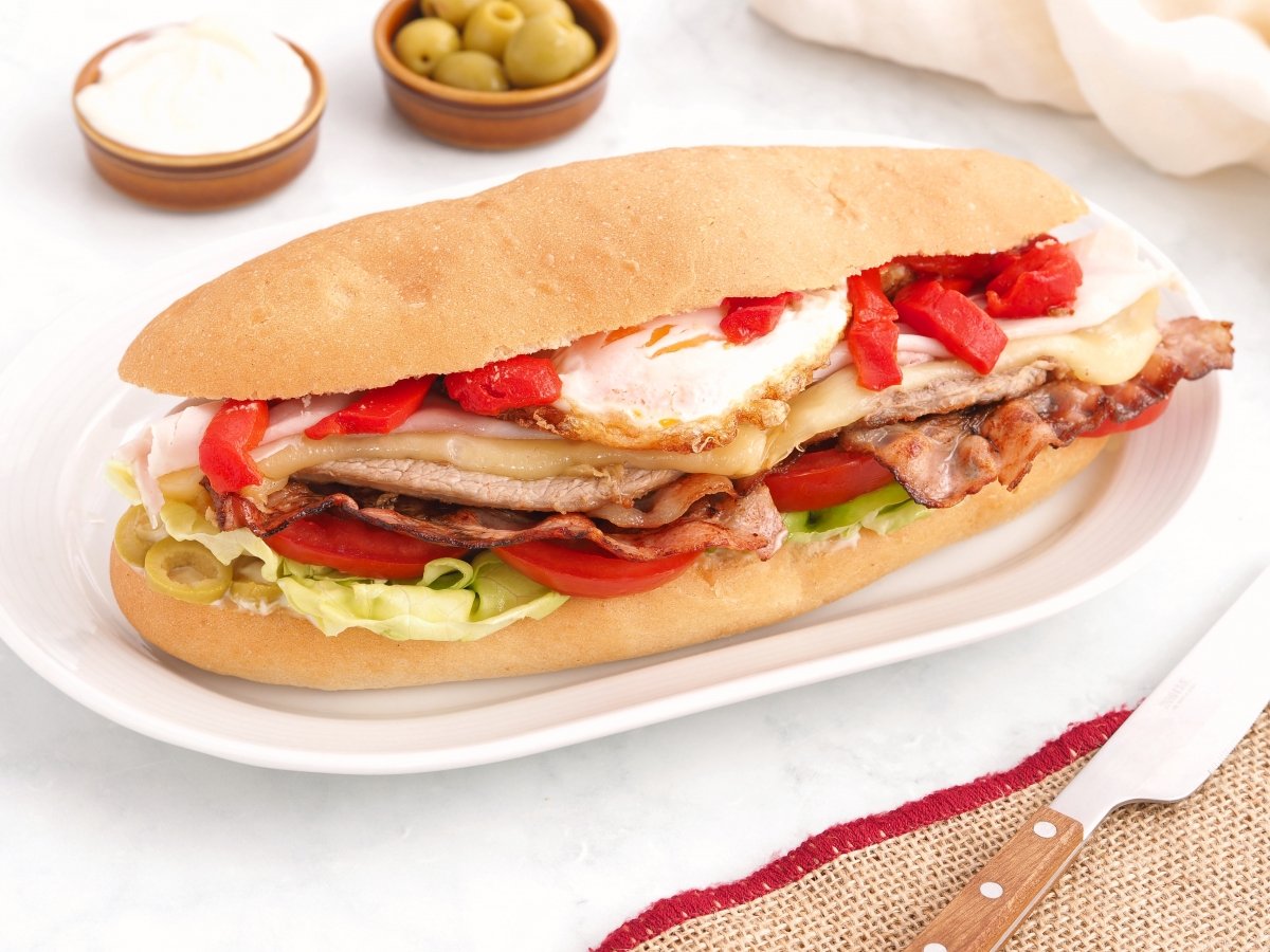 Tapar el chivito y servir