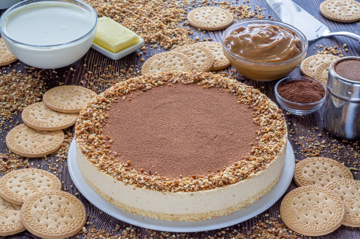 Tarta de dulce de leche