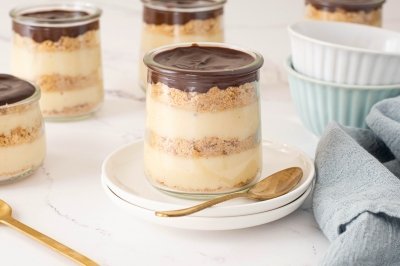 Tarta de la abuela en vasitos