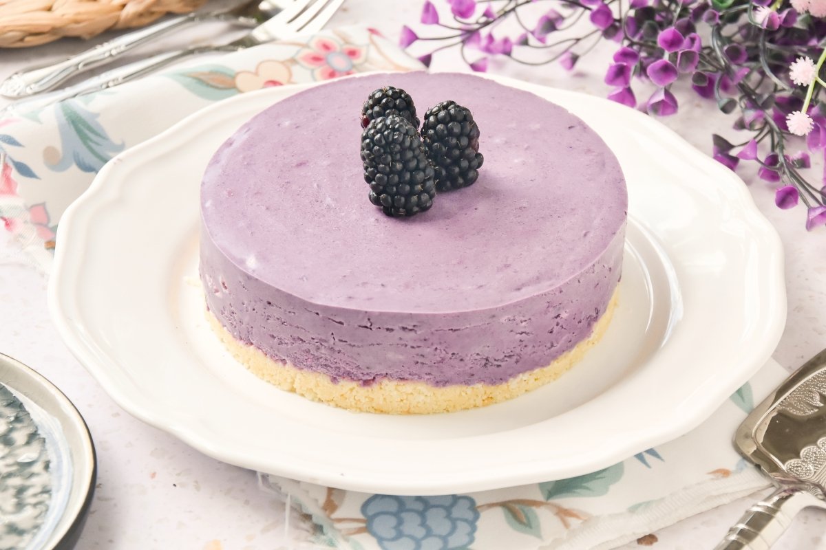 Tarta de moras casera
