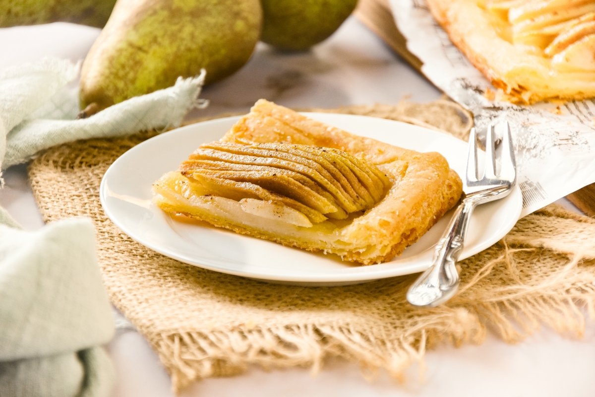 Tarta de peras casera